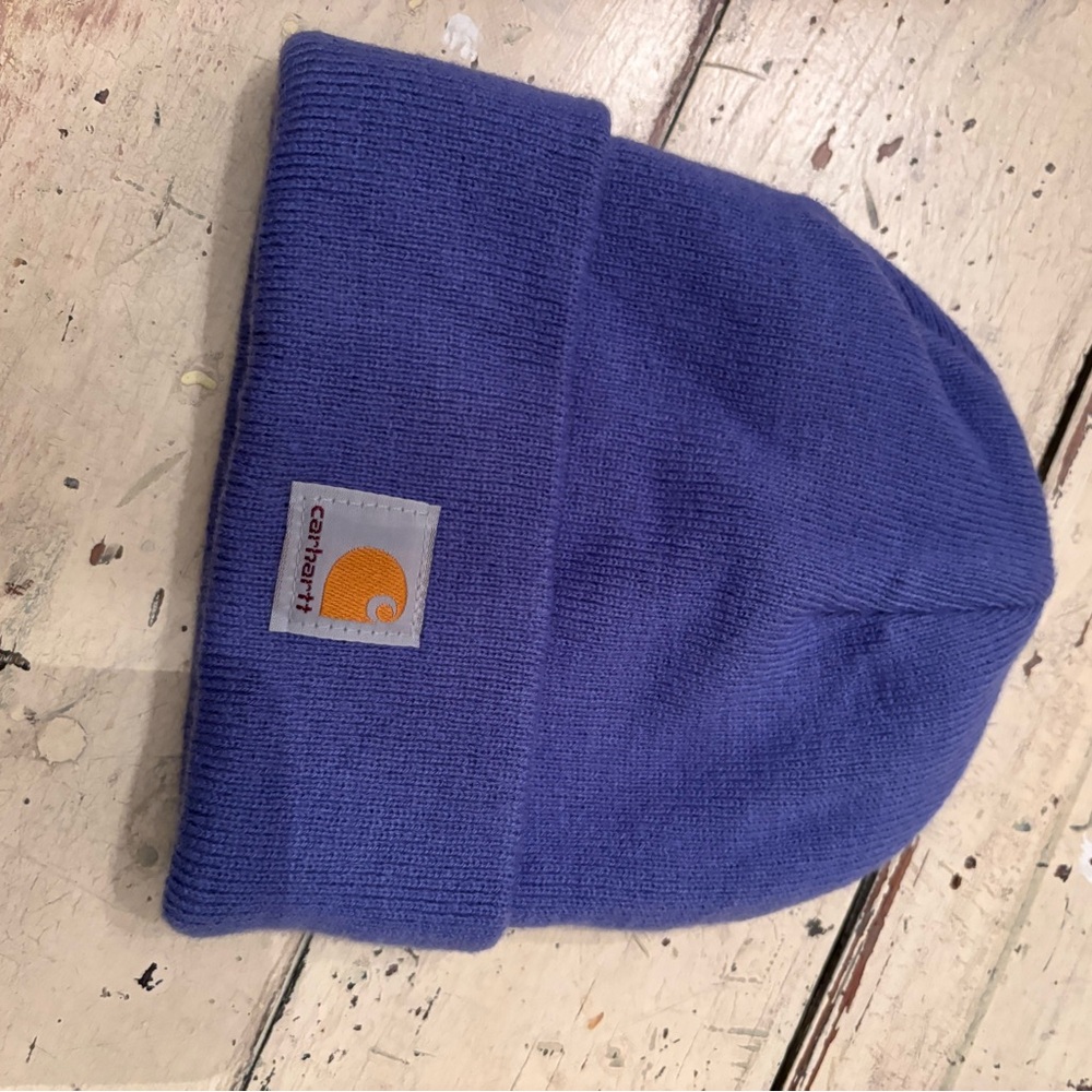 Carhartt Kids Purple Cuffed Knit Beanie